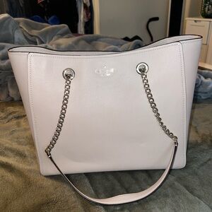 Kate Spade Cream Tote with Chain Handles